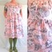 Frolic (in Europe) Dress - plus size - novelty architecture print vintage 1970s nylon knit fabric - 53B-47W-70H