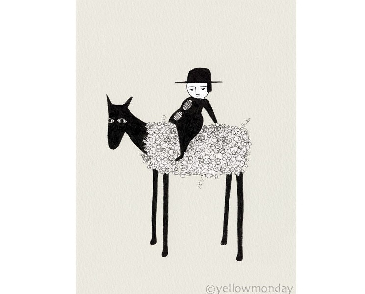 mohair horse and rider