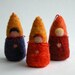 DIY Tree Ornament - PDF Instruction - Needle Felted Winter Children / Baby Gnomes