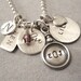 Family charm necklace