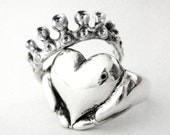 Claddagh Stacking Rings - New - Sterling Silver - Engagement Ring and Wedding Band - Rickson Jewellery