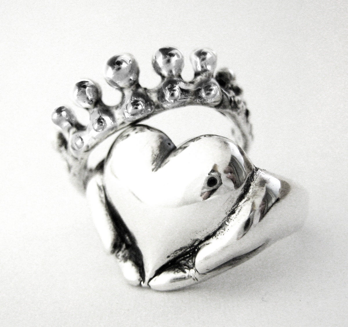 Claddagh Stacking Rings - New - Sterling Silver - Engagement Ring and Wedding Band - Rickson Jewellery