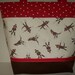 RED Brown...Cream ....SOCK MONKEY Print....Polka Dots...Ribbon..Binky Clip...Diaper Bag..Tote..Bookbag