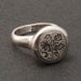 Oak Seal ring - silver