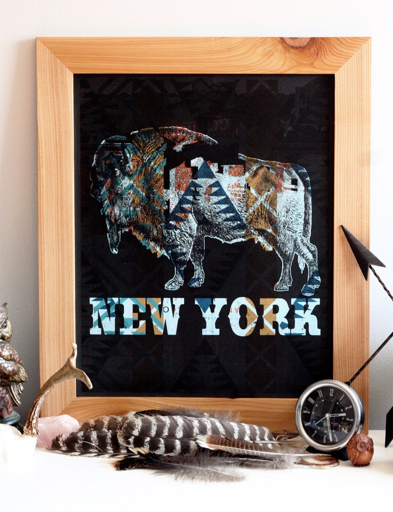 One-of-a-Kind Buffalo, New York Test Print No. 07 - 16 x 20 Poster - Hand Silkscreen Printed - Hero Design Studio