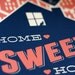 Home Sweet Home 8x10 Handprinted Silkscreen Art Print - Hero Design Studio