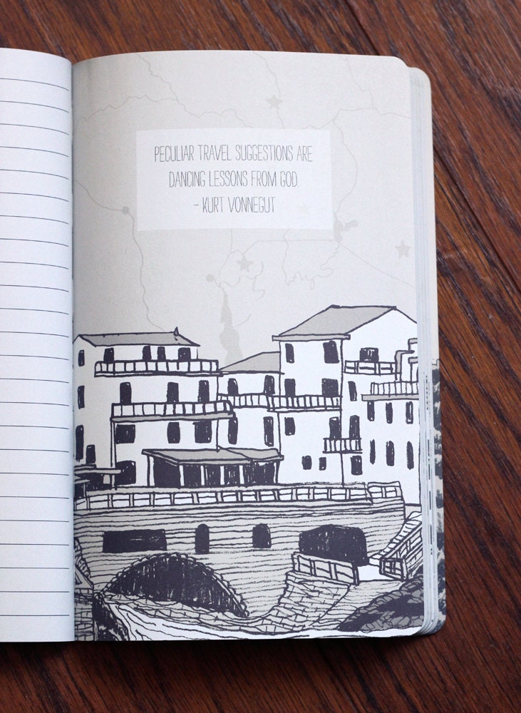 Travel Themed - Inspirational Journal - 128-pages