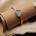 Teal Sea Glass Ring