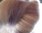 LAVENDER VANILLA - Alpaca and Merino wool Batt - 4 oz.