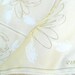 Silver Roses - a rare, vintage 1950's Vera Neumann patent pending parachute silk scarf - 30 inches - MINT