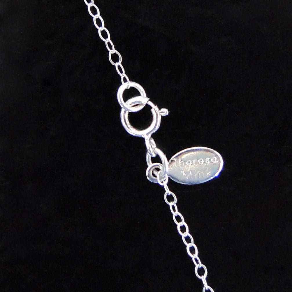 Sideways Cross Necklace, Horizontal Sterling Silver Cross By Classic Designs on Etsy