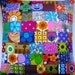 BIG Patchwork Pillow / Cushion Cover - Bright Mod Vintage Fabrics - Unique