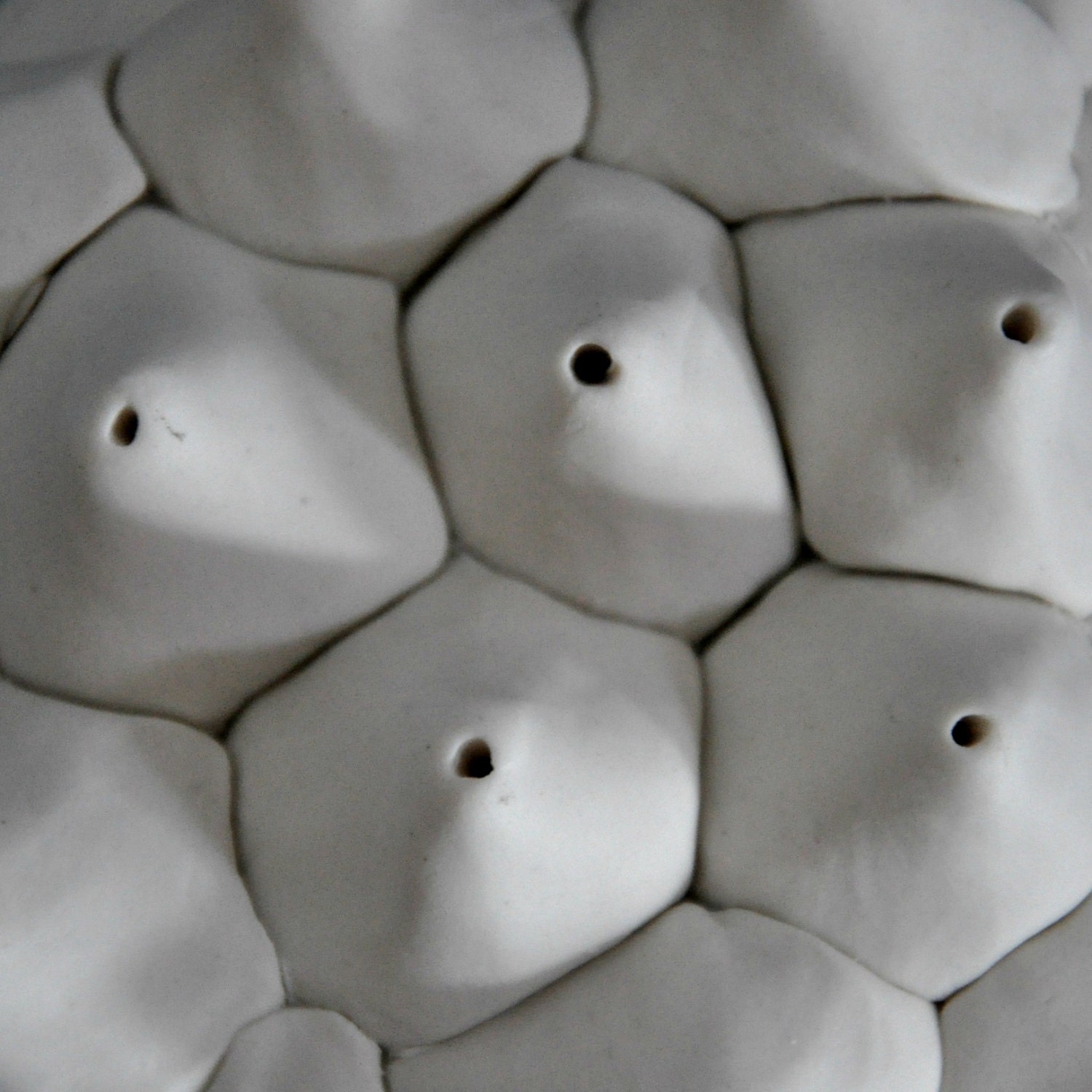 Noni - Porcelain Micro Tile - 3D Wall Sulpture Coral Sea Beach Tropical Decor