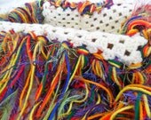 Made-to-Order Fringed Baby Afghan Blanket Photo Prop - You Tell Me the Color