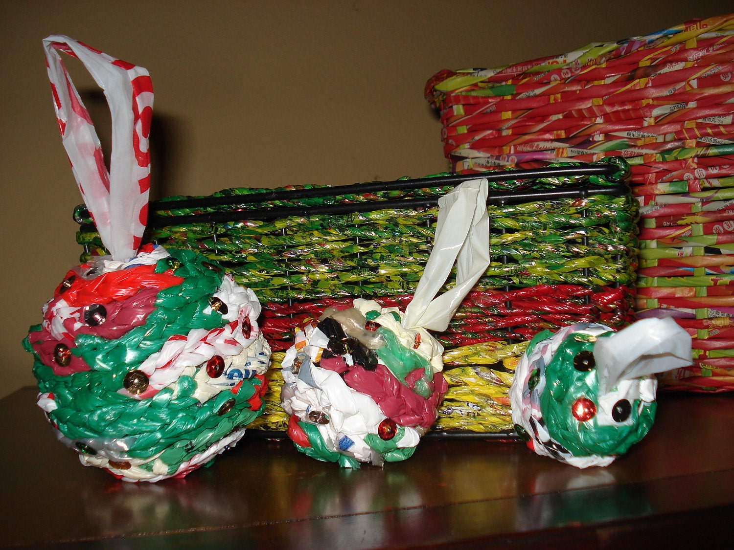Knotty Christmas ornaments