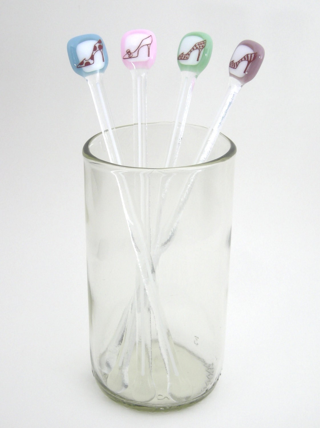 Glass Drink Stirrers Swizzle Sticks Cocktail Stir Sticks