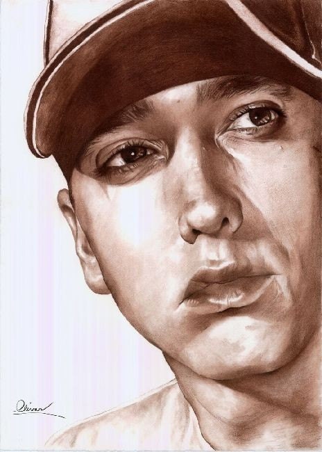 Eminem, hand drawn