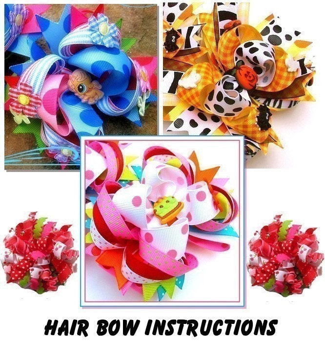 60% off SALE - Hair Bow tutorials ALL our Patterns (20 Complete Ebooks)