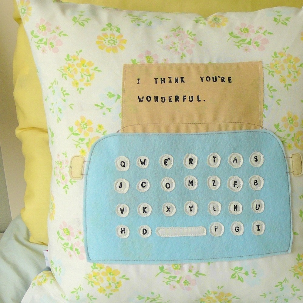 I Typed You a Message - Pillow