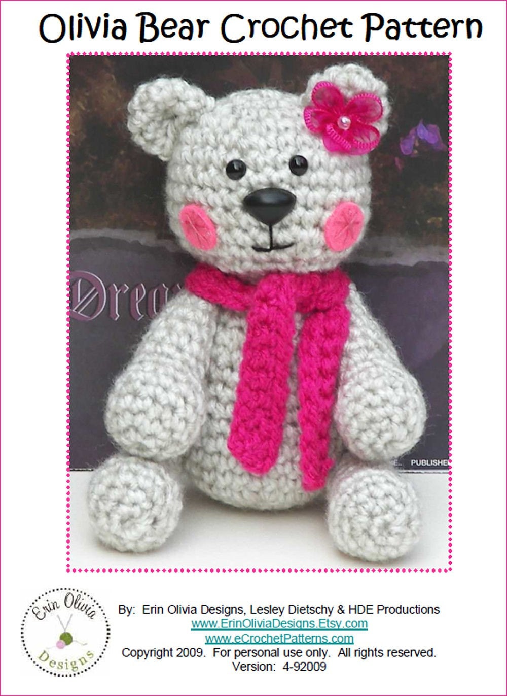 crocheted bear