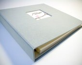 GIRL Modern Baby Memory Book (Whimsy Pink Design, Gray Cover 9.25 x 9.5)
