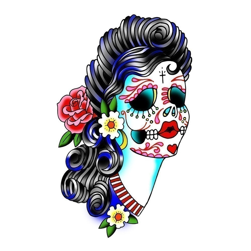 Sugar Skull Lady