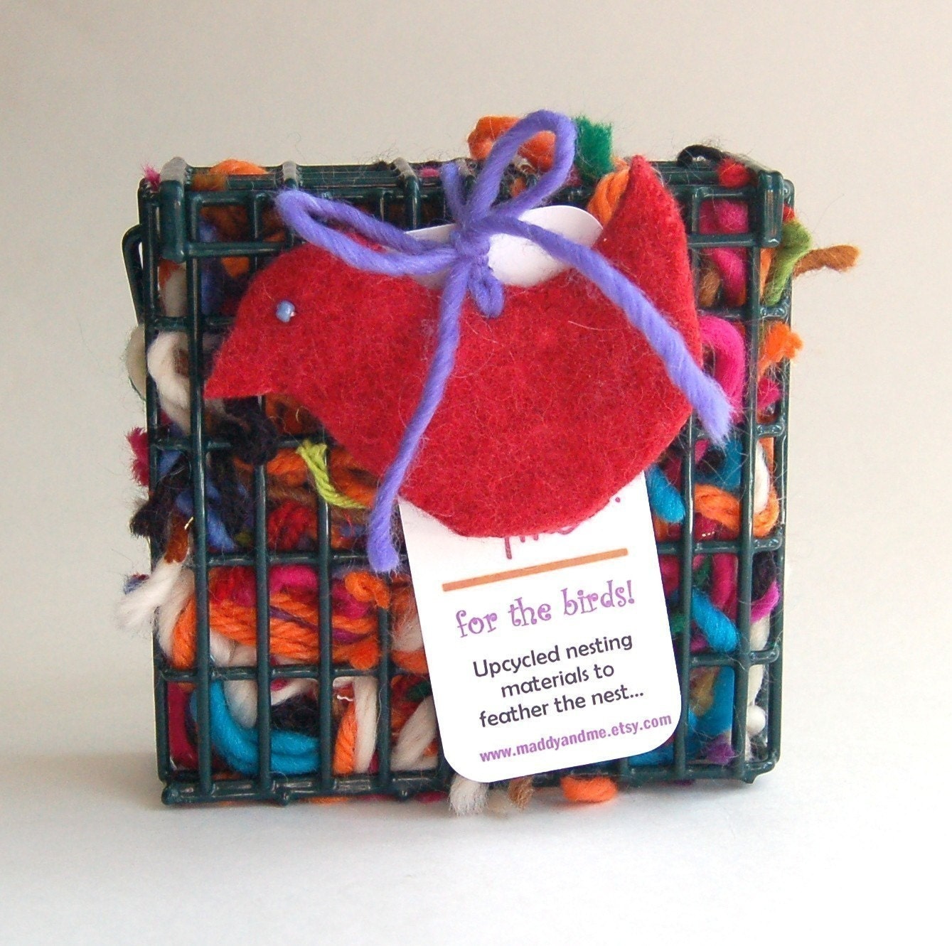 eco friendly bird nesting kit with nest material for birds