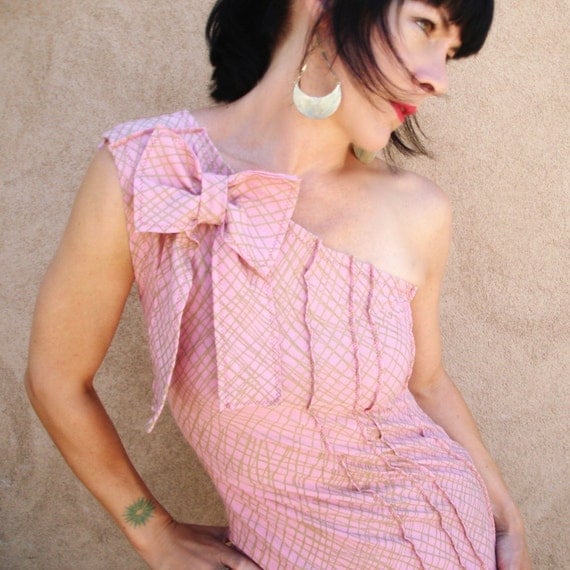 My Lovers Prayer - iheartfink Handmade Hand Printed One-Shoulder Top with Bow