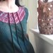 SPRING SALE - Think of Me - iheartfink Handmade Hand Printed Tunic Top Frock