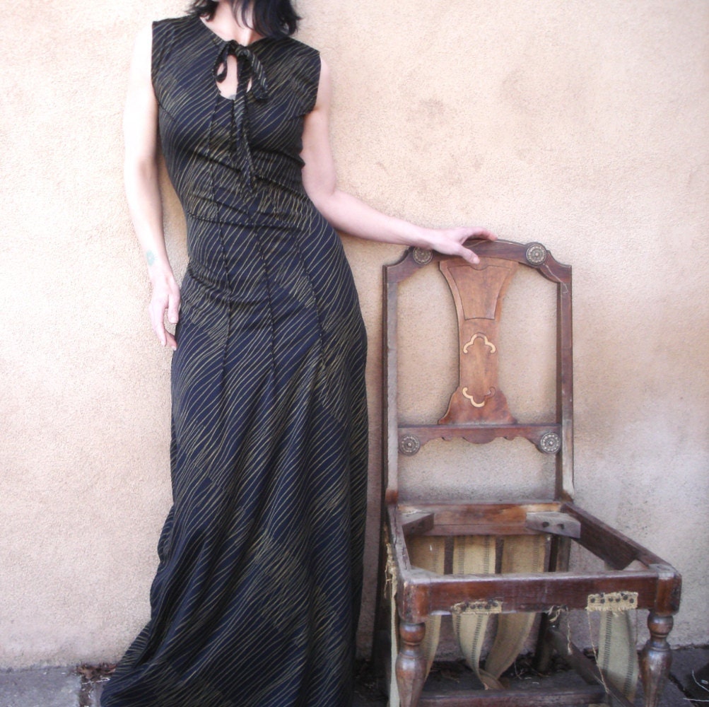 Trouble in Paradise - Made To Order - iheartfink Full Length Maxi Dress Gown
