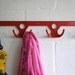Wauli Coat Rack Six place red-PC