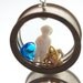 Peace & Love Frozen Charlotte Charm Necklace Assemblage Locket Original Pendant