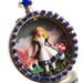 Tea Party Alice in Wonderland Necklace Miniature Diorama Pocket Watch Pendant