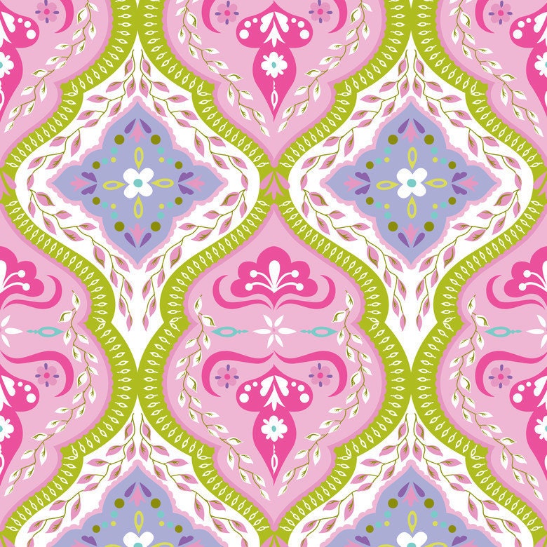 CUSTOM LISTING for WENDYLoki Pink, Spring Promise, Blend Fabrics