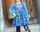 3PC OWL HOOT HOOT FALL BTS SET SZ 24MONTHS TO SZ 8 PAGEANT ETSYKIDS