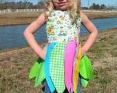 Alice in Wonderland 2pc capri jean set sz 2 3 4 5 6 7 Custom Boutique Pageant