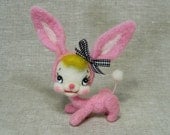 Pink Retro Bunny made to order