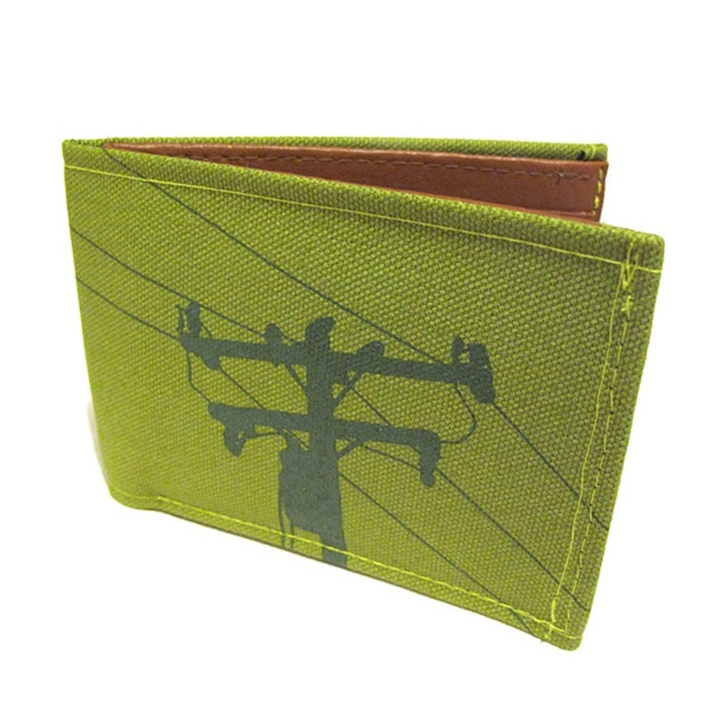 Power ) Green ) Bifold Wallet
