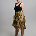 SteamPunk Gray Black Victorian Rockability Skirt