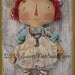 EPATTERN - Primitive Raggedy and Black Dolls Craft Show Dollies