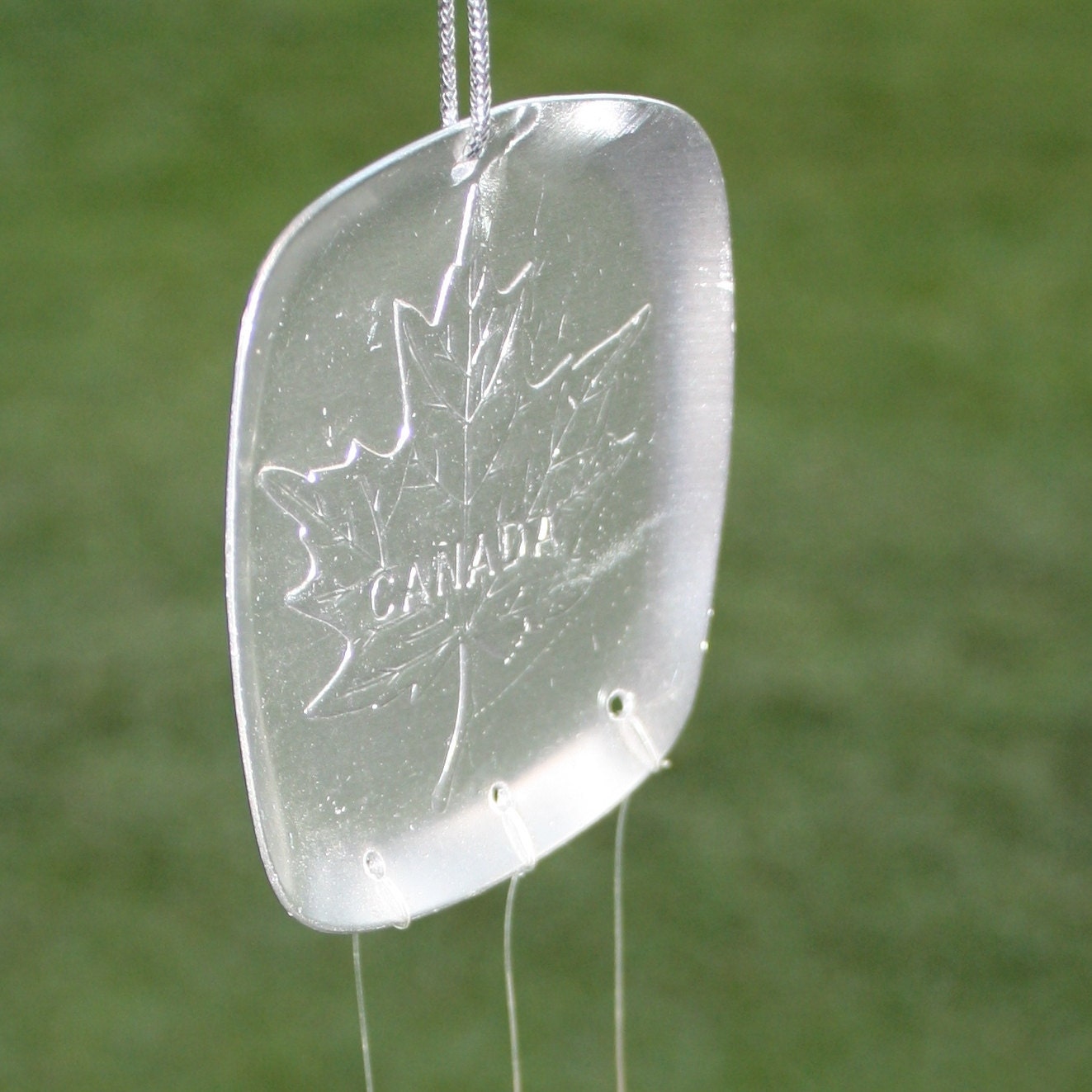 Canada - Maple Leaf - Silverplate Spoon Wind Chime