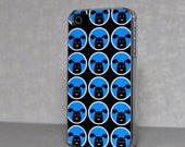 iPhone Case - Black Dogs - iPhone 4 Hard Case, iPhone 5, iPod Touch 4, Samsung Galaxy S3, iPod Touch 5