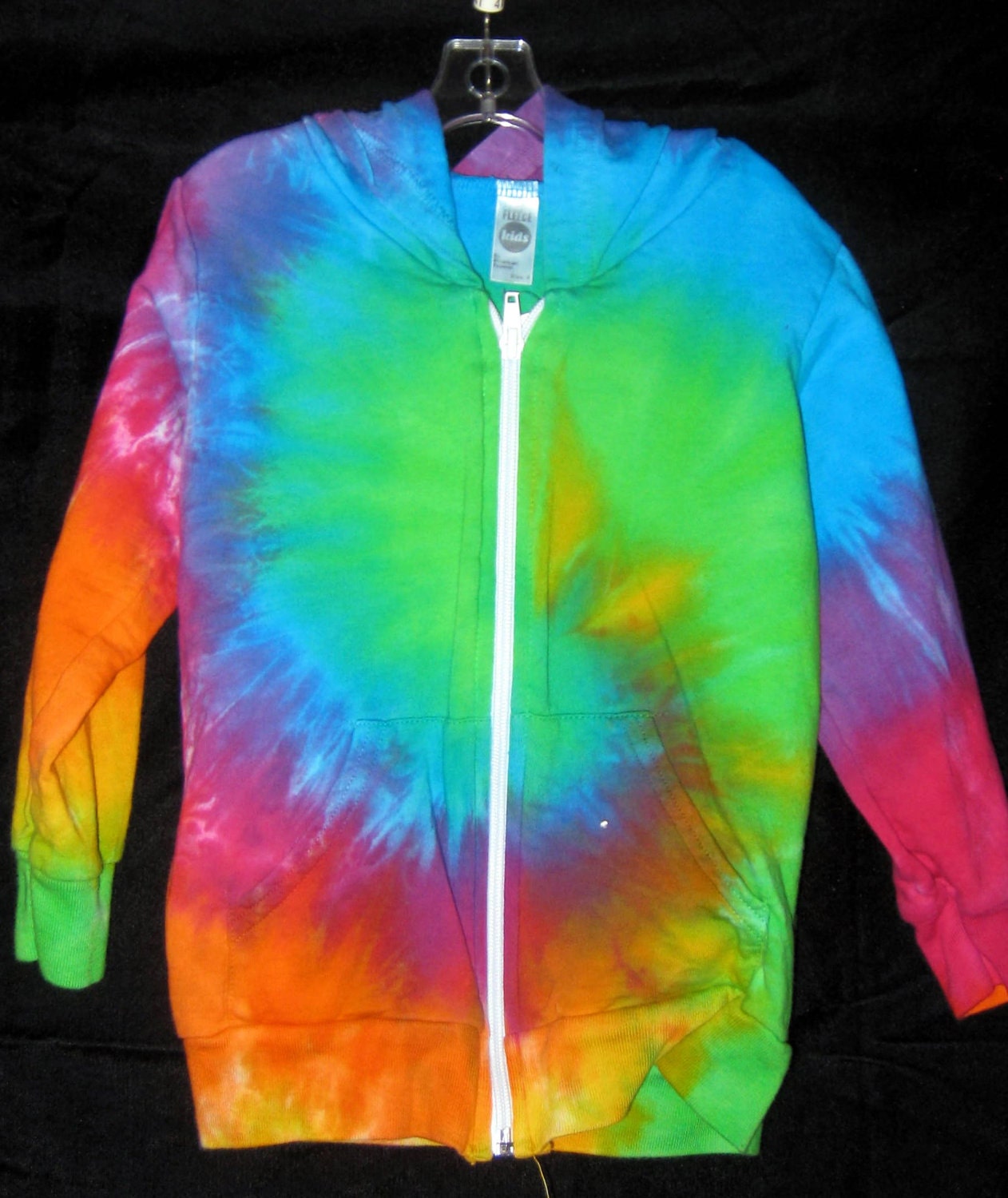 Over the Rainbow Tye Dye Hoodie 4T
