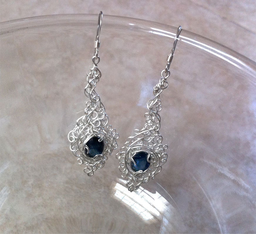 Sapphire jewelry set