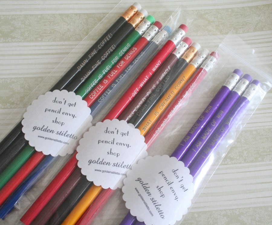 What would Madonna do pencils. hot pink inspriation from the queen of reinvention.