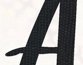 Printable alphabet letter stencil:  Snickle Font in pdf