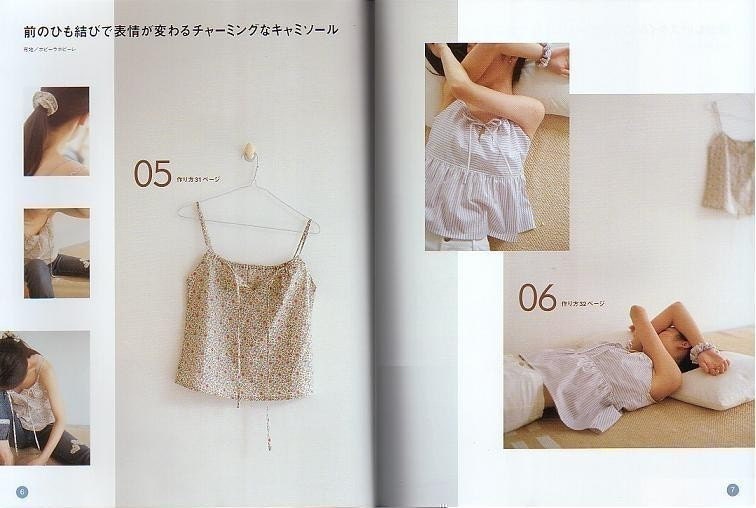 CAMISOLE and DRESS Patterns -Japanese Craft Book