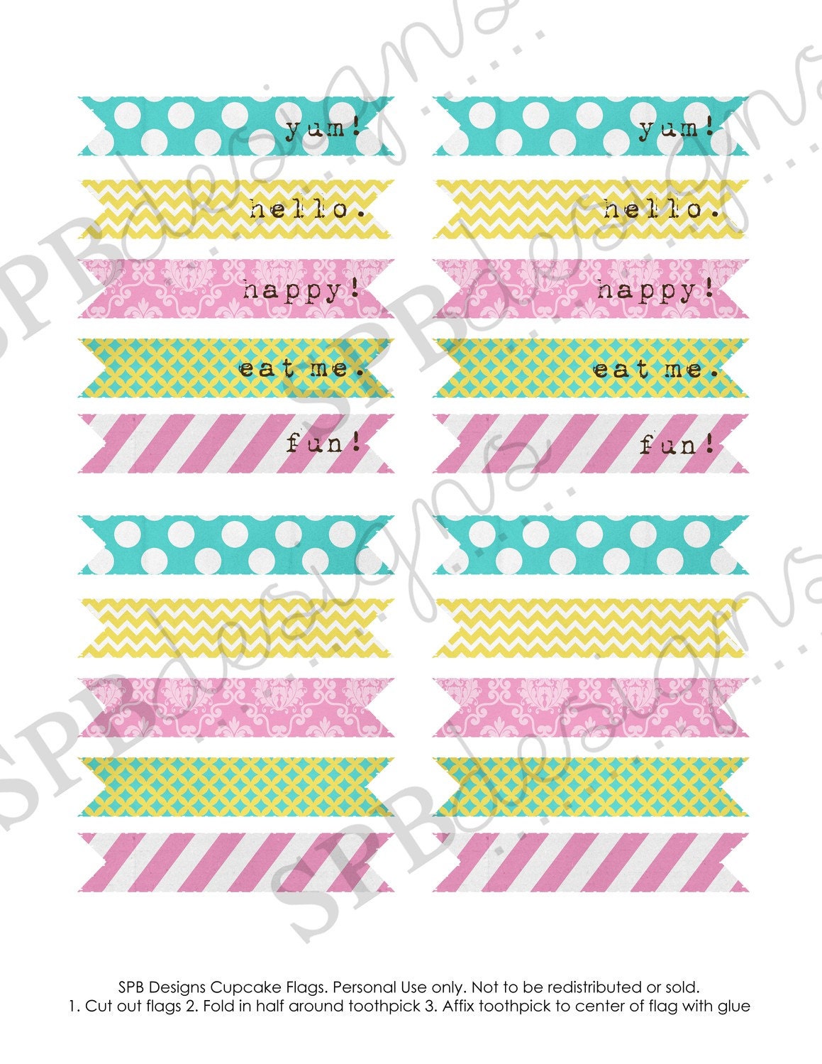 cupcake-flags-printable-pdf-spring-fling-by-sweetpeababy-on-etsy