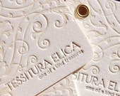 Tags - LETTERPRESS - Custom for gifts, jam jars, business packaging - Set of 100 - Custom Designed for You by Invited Ink