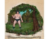Andre the Giant - Mr. Hooper Art - Reproduction - Print